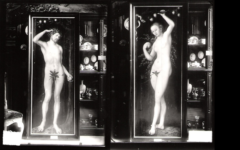 Black and white photographs of the Adam and Eve Diptych painted by Lucas Cranach the Elder. (Goudstikker/von Saher archive)
