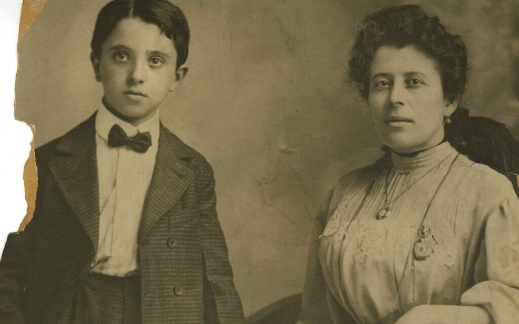Tillie Ellovich and her son Philip in 1910, a few years after the family immigrated to Pittsburgh from their native Romania. (Photo courtesy of the Rauh Jewish Archives)
