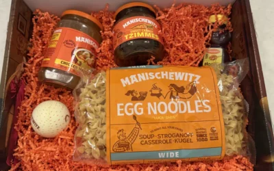 Manischewitz offerings for Rosh Hashanah, 2026 (Photo by Rikki Zagelbaum)