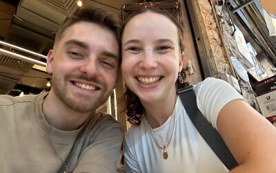 Riley Crow and Yael Karin are Moishe Pod resident hosts. (Photo courtesy of Riley Crow)