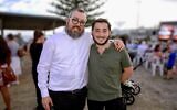 Rabbi Eli Schlanger and Leibel Lazaroff. (Photo provided by Leibel Lazaroff)