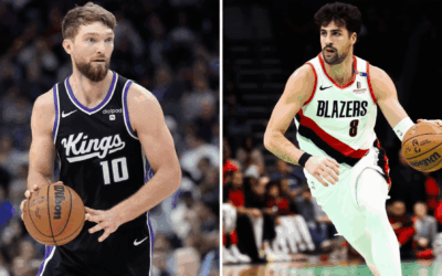 Domantas Sabonis and Deni Avdija (Getty Images)