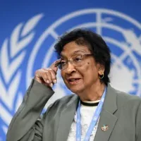 Navi Pillay, then-U.N. high commissioner for human rights, addresses the ninth session of the U.N. Human Rights Council in Geneva, September 2008. (Credit: Jean-Marc Ferré/U.N. Photo)