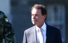 Alan Shatter, an Irish lawyer and politician, visits an army base in Ireland on Sept. 2, 2013. (Credit: Irish Defence Forces via Wikimedia Commons)