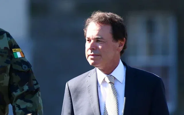 Alan Shatter, an Irish lawyer and politician, visits an army base in Ireland on Sept. 2, 2013. (Credit: Irish Defence Forces via Wikimedia Commons)