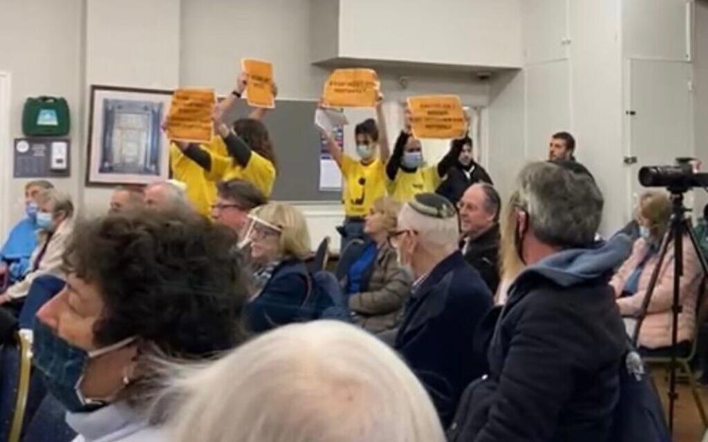 Jewish activists removed from event with ambassador after staging protest - Vimarsana News
