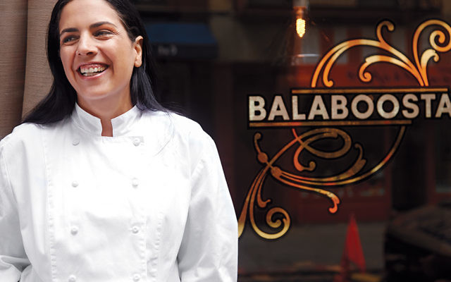 Chef Einat Admony, in front of her New York restaurant Balaboosta. She recently opened a Spanish-Israeli eatery, Combina. (Courtesy of Einat Admony)