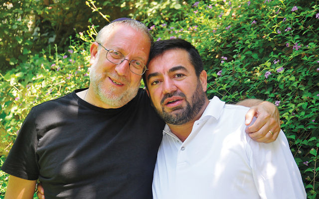 Yossi Klein Halevi, left, and Abdullah Antepli are co-directors of the Muslim Leadership Initiative. (Netanel Tobias/Shalom Hartman Institute)