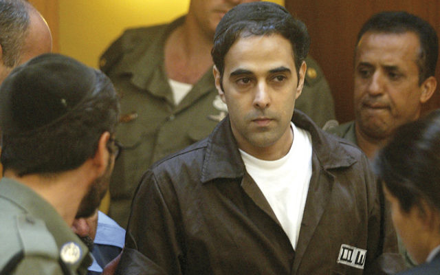 Shown here appearing before the Israeli Supreme Court in 2004, Yigal Amir shot the prime minister in the back and killed him in 1995. (Uriel Sinai/Getty Images)
