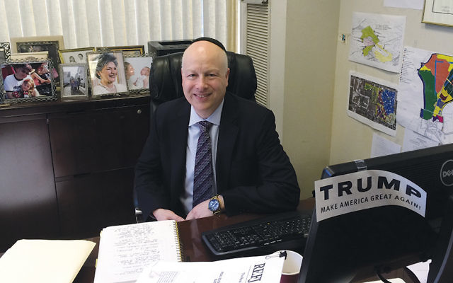 Jason Greenblatt of Teaneck, newly named as Donald Trump’s Israel adviser, is also his top lawyer. (Uriel Hellman)