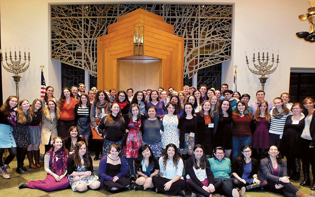 Masorti on campus met at the Jewish Theological Seminary in 2014.