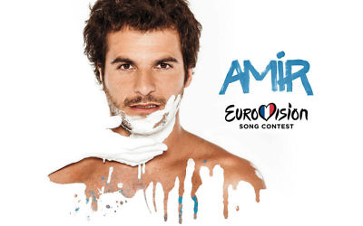 Amir Haddad, a French-Israeli dentist, will represent France at this year’s Eurovision contest. (Courtesy of Eurovision)