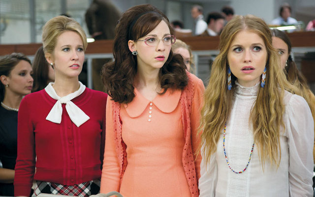 The stars of “Good Girls Revolt,” a new series on Amazon inspired by Lynn Povich’s memoir. (Courtesy of Amazon Studios)