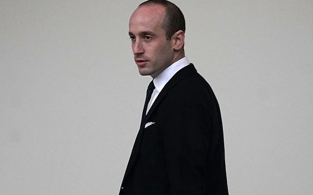 Stephen Miller is seen at the White House, Dec. 15, 2017. (Alex Wong/Getty Images)