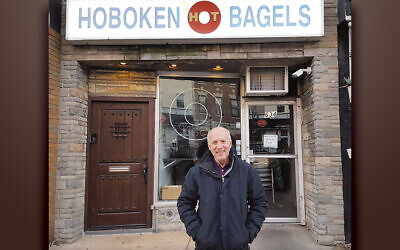 Charles Rubin at his go-to bagel place.
