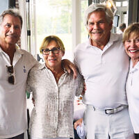 Robert and Lauren Kleeblatt and Mark and Jane Zucker (Photos courtesy Jewish Home Family)