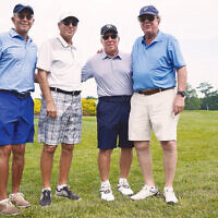 Mark Ticotin, John Page, Ron Aroesty, and Robert Gerstein