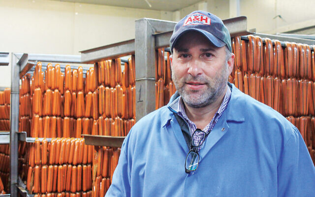 Seth Leavitt in his A&H factory in Hillside.