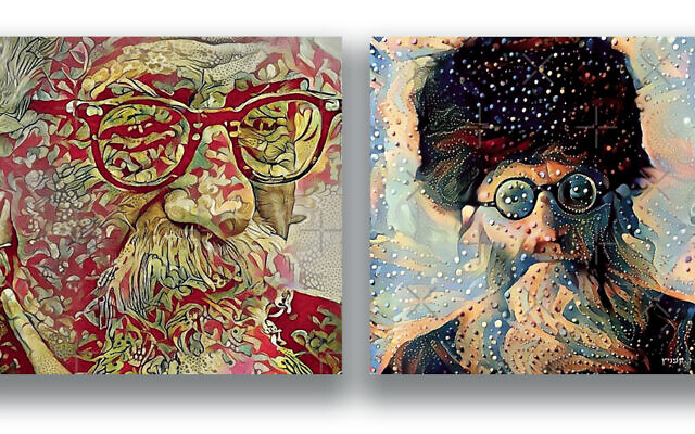 Rabbis Abraham Joshua Heshel and Abraham Isaac Kook, as rendered by Rabbi Zac Kamenetz Rabbis Abraham Joshua Heshel and Abraham Isaac Kook, as rendered by Rabbi Zac Kamenetz