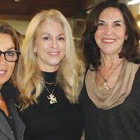 JFNNJ trustee Judy Taub Gold with past presidents Stephanie Goldman Rosen and Jayne Petak