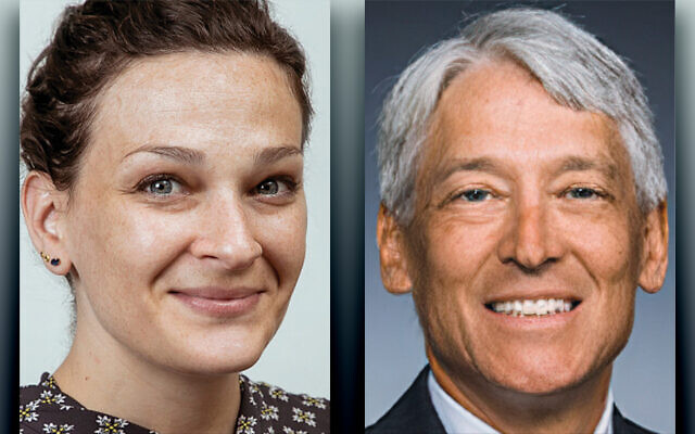 Tamar Gil, left, and Joseph Wolfson Tamar Gil, left, and Joseph Wolfson