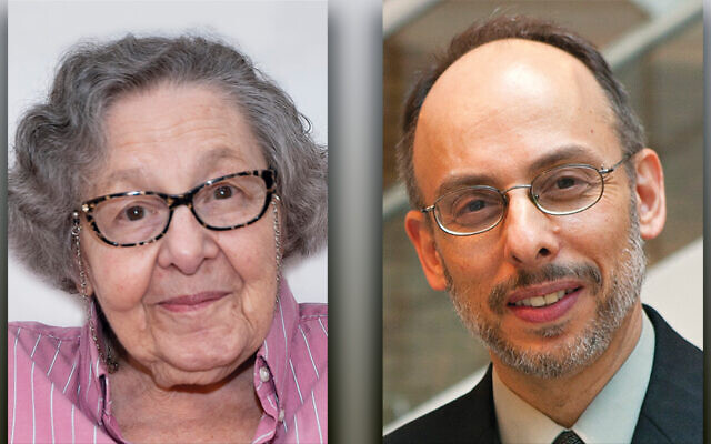 Irene Black, left, and Dr. Rafael Medoff