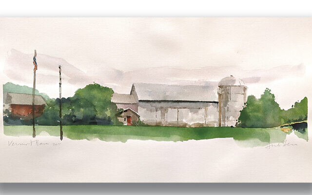 “Vermont Barn with Flag II,” 2010