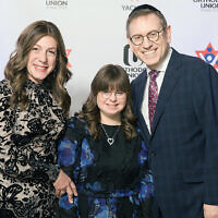 The Yachad Family award honorees, Josh, Tammy, and Tova Stern The Yachad Family award honorees, Josh, Tammy, and Tova Stern