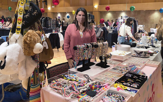 Alissa Epstein, founder and owner of Beadstein, at the JCCOTP fall boutique.