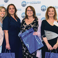 Donna Weintraub of Haworth, Dina Bassen of Tenafly, Tracy Silna Zur of Franklin Lakes, and Louise Tuchman of River Vale