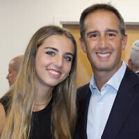 Daniel Herz and his daughter Olivia