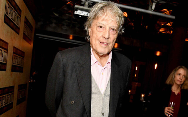 Tom Stoppard attends the after party of the press night performance of "Leopoldstadt" at the Century Club in London, Feb. 12, 2020. (David M. Benett/Dave Benett/Getty Images)