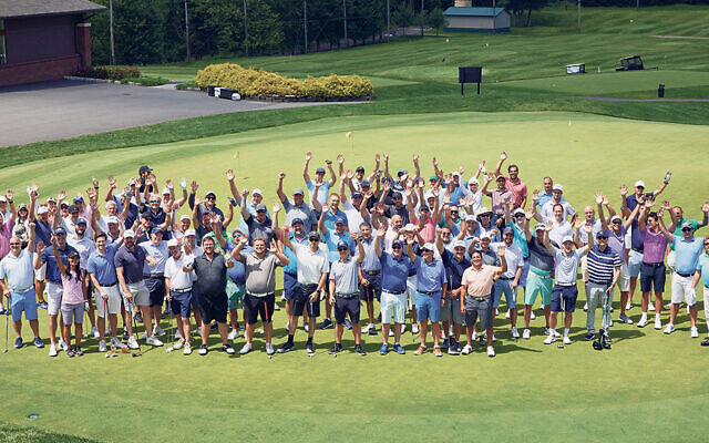 Last year’s golfers get ready to start the day at Montammy Golf Club. (Photos courtesy JCCOPT)
