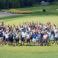 Last year’s golfers get ready to start the day at Montammy Golf Club. Last year’s golfers get ready to start the day at Montammy Golf Club.