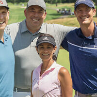 Dr. Robert Simon, Todd Forman, Tracy Wolfson Reichel, and her husband, David Reichel, were among last year’s golfers.