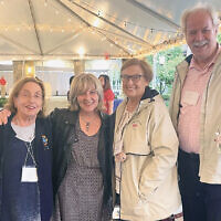 From left, Helen Graf, JFCS CEO Susan Greenbaum, and Allyn and Richard Michaelson From left, Helen Graf, JFCS CEO Susan Greenbaum, and Allyn and Richard Michaelson