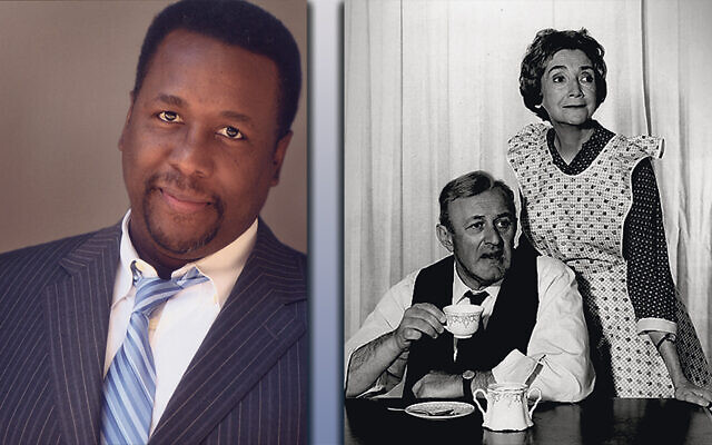 These actors have played Willy Loman; from left, today’s Willy, Wendell Pierce, as he was in 2007; Lee J. Cobb as Willy and Mildred Dunnock as Linda Loman in the 1966 television presentation. (Wikimedia Commons)