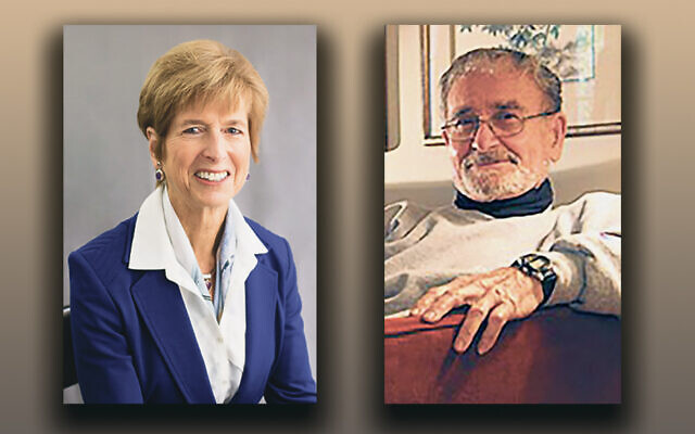 Christine Todd Whitman, left, and Ted Largman
