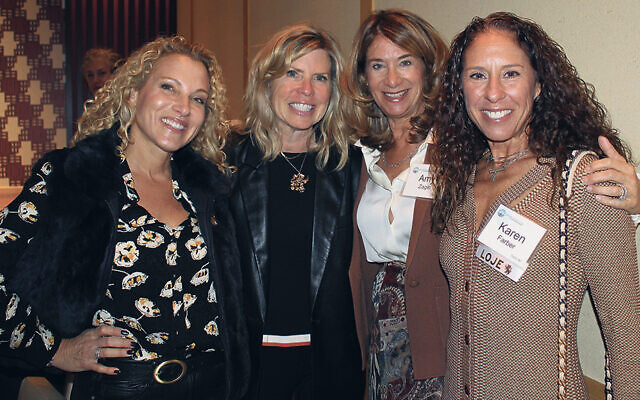 Stacy Esser of Tenafly, Donna Weintraub of Haworth, Amy Zagin of Manhattan, and Karen Farber of Closter