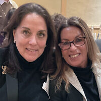 Dina Bassen and Judy Taub Gold, both of Tenafly