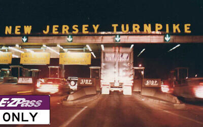 The way the Turnpike used to look, pre-E-ZPass, and the sign that Jon Lazarus detests.