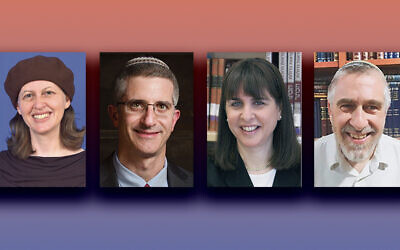 Channa Lockshin Bob, Rabbi Hayyim Angel, Dean Rachel Friedman, 
Rabbi Yitzchak Twersky (Photos courtesy Lamdeinu)