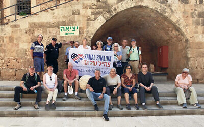 The Zahal Shalom group in Acco, Israel, in October. (Photo provided)