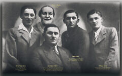 Saul Zaks’ immediate family; Saul and his brother Shaya survived; the others were murdered in Auschwitz.