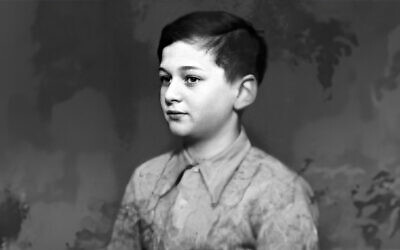 Norbert Strauss as a child. (Courtesy Temple Sholom)