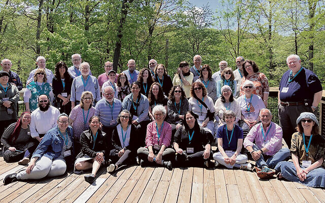 Orthodox parents of LGBTQ children gather at the Pearlstone Retreat Center in Reisterstown, Maryland.