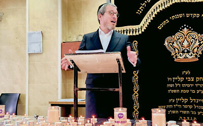 Rabbi Menachem Bombach speaks on Yom Ha’Atzmaut