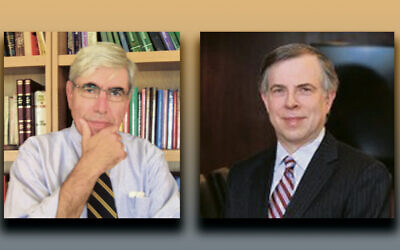Jerome Chanes, left, and Barry Lichtenberg