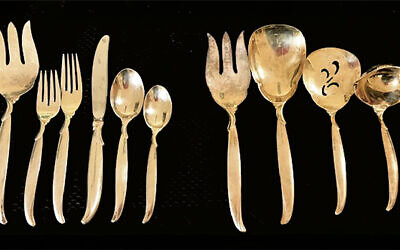 These are pieces from Ms. Mazon’s mother’s silverware set. (Deb Mazon)