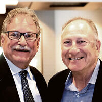 Dr. Ritchard Rosen, son of Janice and the late Gerry Rosen, left, and Fred Garbus